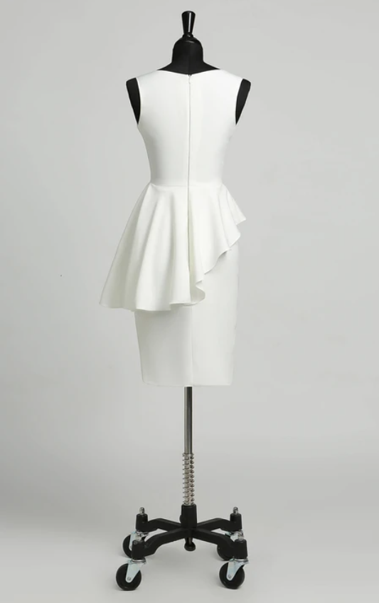 Robe fourreau Weitese sans manches, longueur genou, fermeture éclair, sexy, élégante, en satin, robe de bal, tenue de soirée